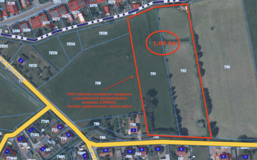 Grunt inwestycyjny przy Galerii w Kępnie