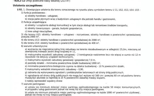 Grunt inwestycyjny przy Galerii w Kępnie