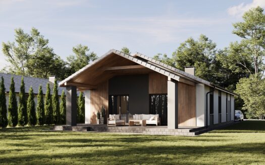 Domy parterowe 125m2 w Słupi Pod Kępnem